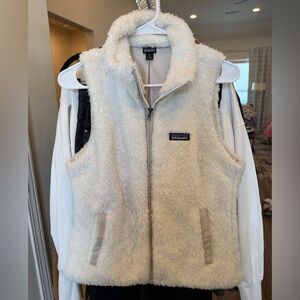 Patagonia Women's Off-White Fleece Vest